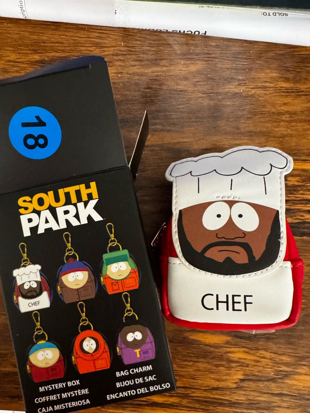 Loungefly South Park MysteryBox Mini Backpack Keychain Bag Charm Coin Purse CHEF